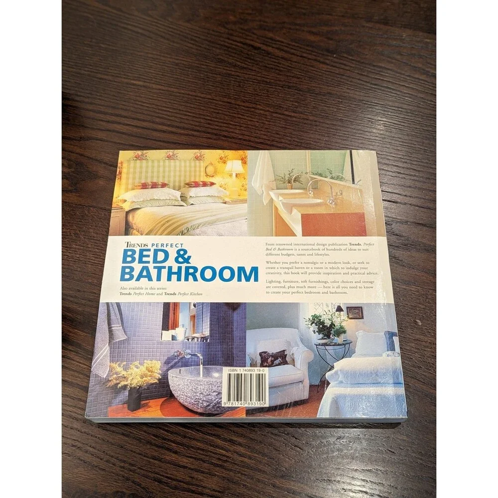 Trends perfect Bed‎ and Bathroom Square Table Book